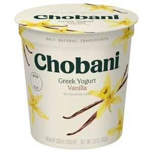 Chobani Yogurt Nonfat Greek Vanilla 6/32 OZ [UNFI #0397836] [ebt]