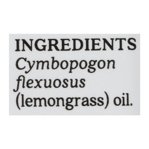 Aura Cacia Pure Essential Oil Lemongrass Revitalizing 1/.5 OZ [UNFI #620484] T