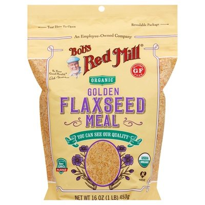 Bobs Red Mill Flaxseed Meal Organic Golden 4/16 OZ [UNFI #2153344] [ebt]