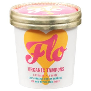 Flo Tampons Non-Applicator 12/16 CT [UNFI #2645778] T