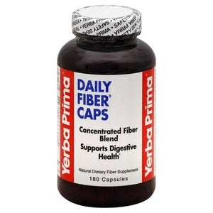 Yerba Prima Daily Fiber Caps Capsules 180 Cap [UNFI #0433607] T