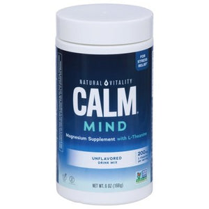 Natural Vitality Drink Mix 200 mg Mind Unflavored 6 OZ [UNFI #2925196] T