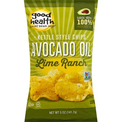 Good Health Kettle Chips Avocado Oil Lime Ranch 12/5 OZ [UNFI #0403584] [ebt]