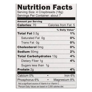 Le Pain Des Fleurs Crisp Bread 100% Organic Buckwheat 6/5.3 OZ [UNFI #2812584] [ebt]