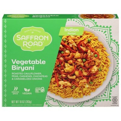 Saffron Vegetble Biryani 8/10 OZ [UNFI  #2439495]