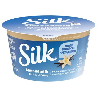 Silk Yogurt Alternative Almondmilk Vanilla 8/5.30 OZ [UNFI #1985472] [ebt]
