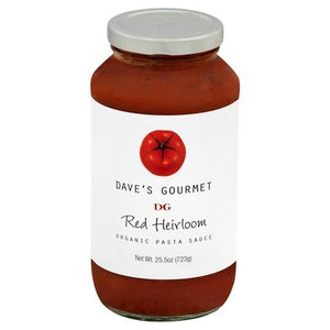 Daves Gourmet Pasta Sauce Organic Red Heirloom 6/24 OZ [UNFI #0535492] [ebt]