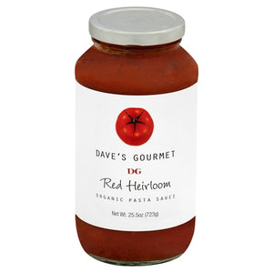 Daves Gourmet Pasta Sauce Organic Red Heirloom 6/24 OZ [UNFI #3089331] [ebt]