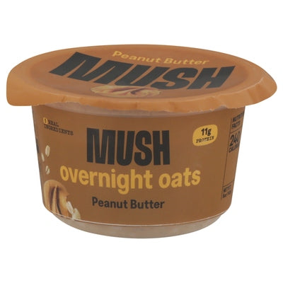 Mush Overnight Oats Peanut Butter 8/5 OZ [UNFI #2708733] [ebt]