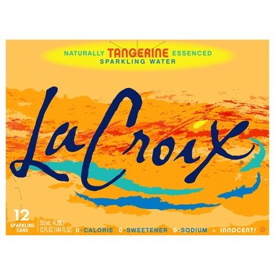 Lacrx Sprklng Wtr Tangerine 2/12/12 OZ [UNFI #1811108] [ebt] T