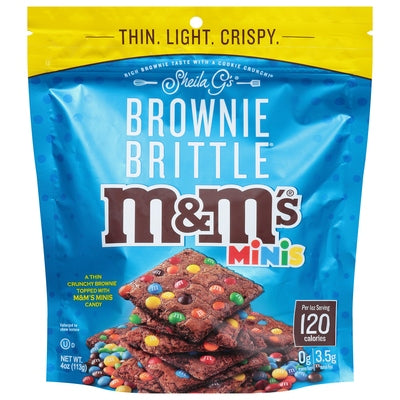 Sheila Gs Brownie Brittle M&Ms Minis 6/4 OZ [UNFI #3047073] [ebt]