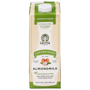 Califia Farms Almondmilk Unsweetened 6/32 OZ [UNFI #2443067] [ebt] T