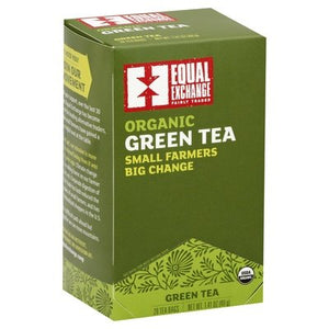 Equal Exchange Green Tea Organic Bags 6/20 Bag [UNFI #0751818] [ebt]