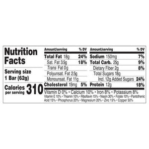Perfect Bar Protein Bar Chocolate Chip Cookie Dough 8/2.18 OZ [UNFI #2951754] [ebt]