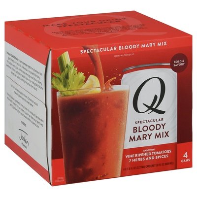 Q Drinks Bloody Mary Mix Spectacular 6/4/7.5 Z [UNFI #2801546] [ebt] T