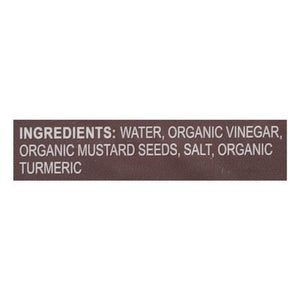 Primal Kitchen Mustard Organic Spicy Brown 6/12 OZ [UNFI #2604478] [ebt]