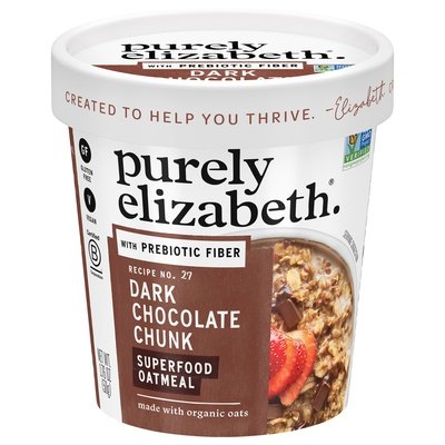 Purely Elizabeth Superfood Oatmeal With Prebiotic Fiber Dark Chocolate Chunk Recipe No. 27 12/1.76 OZ [UNFI #2835130] [ebt]