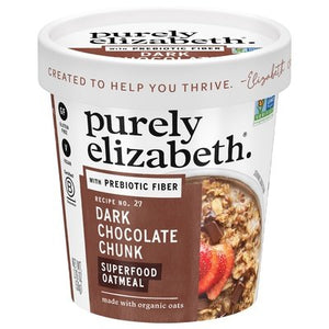Purely Elizabeth Superfood Oatmeal With Prebiotic Fiber Dark Chocolate Chunk Recipe No. 27 12/1.76 OZ [UNFI #2835130] [ebt]