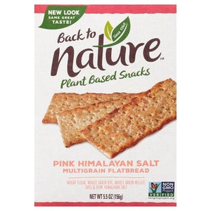 Back To Nature Flatbread Pink Himalayan Salt Multigrain 6/5.5 OZ [UNFI #2082618] [ebt]