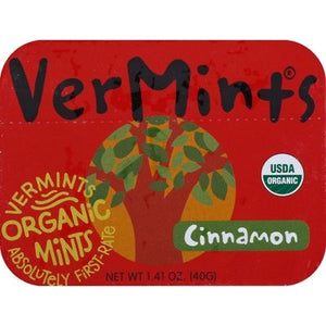 Vermints Mints Organic Cinnamon 6/1.41 OZ [UNFI #0839613] [ebt] T