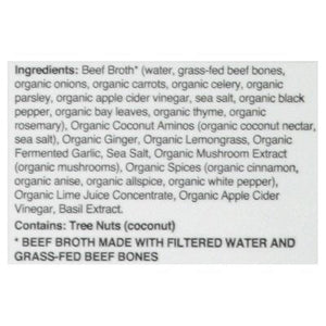 Kettle & Fire Bone Broth Lemongrass Ginger Beef 6/16.9 OZ [UNFI #2288652] [ebt]