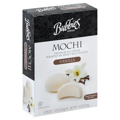 Bubbies Mochi Icrm Vanll 8/7.5 OZ [UNFI  #2211126]