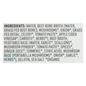 Bare Bones Bone Broth Beef Grass-Fed 6/16 OZ [UNFI #2974459] [ebt]