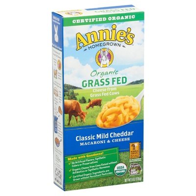 Annies Homegrown Macaroni & Cheese Organic Classic Mild Cheddar 12/6 OZ [UNFI #1590314] [ebt]