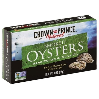 Crown Prince Oysters Smoked 18/3 OZ [UNFI #0711861] [ebt]