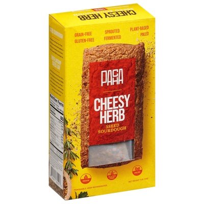 Live Pacha Cheesy Herb Loaf 6/28 OZ [UNFI  #2719870]