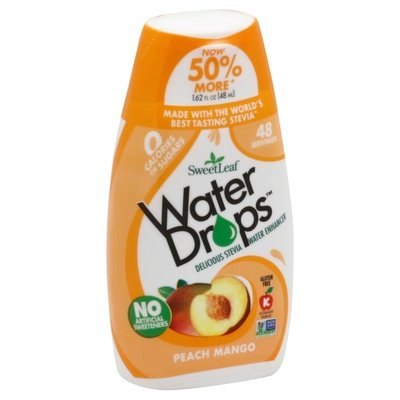 Sweet Leaf Water Enhancer Delicious Stevia Peach Mango 1.62 OZ [UNFI #2185403] [ebt]