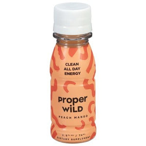 Proper Wild Energy Drink Peach Mango 12/2.5 OZ [UNFI #2915213] T