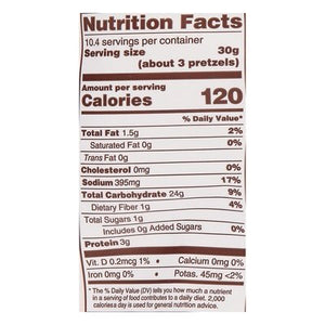 Unique Pretzels Pretzels Extra Dark 12/11 OZ [UNFI #492405] [ebt]
