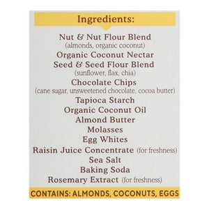 Simple Mills Almond Flour Bars Dark Chocolate Almond Soft Baked 6/5.99 OZ [UNFI #2456929] [ebt]