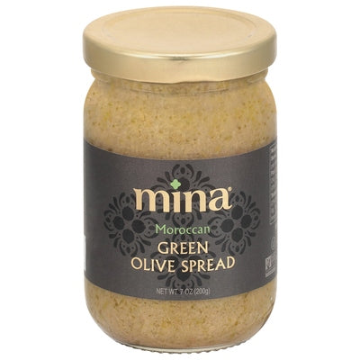 Mina Spread Green Olive Moroccan 6/7 oz [UNFI #2786697 ] [ebt]