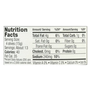 Jeffs Garden Kalamata Olives Organic Pitted Greek 6/7 OZ [UNFI #1142678] [ebt]