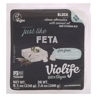 Violife Cheese Just Like Feta Block 8/8.1 OZ [UNFI #2329761] [ebt]