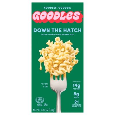 Goodles Noodles Creamy Hatch Chile Popper Mac Down The Hatch 12/5.25 OZ [UNFI #2930816] [ebt]