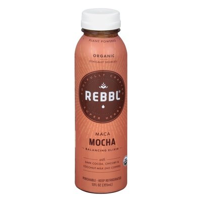 Rebbl Balancing Elixir Organic Maca Mocha 12/12 OZ [UNFI #1577170] [ebt] T