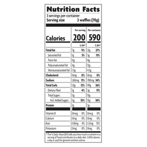 OG2 Np Homestyle Waffles 12/7.4 OZ [UNFI  #0546507]