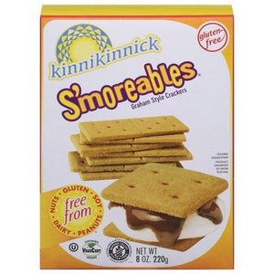 Kinnikinnick Foods Crackers Graham Style Gluten-Free 6/8 OZ [UNFI #0643429] [ebt]