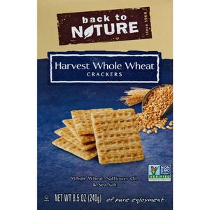 Back To Nature Crackers Harvest Whole Wheat 12/8.5 OZ [UNFI #1517044] [ebt]