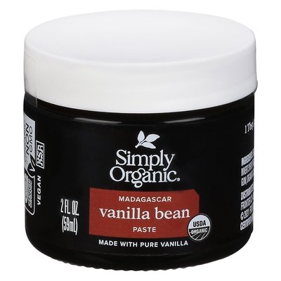 Simply Organic Vanilla Bean Paste Madagascar 6/2 OZ [UNFI #2833176] [ebt]