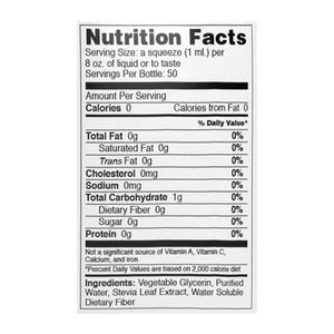 Sweet Leaf Stevia Sweetener Stevia Clear 1.7 OZ [UNFI #1877810] [ebt] T