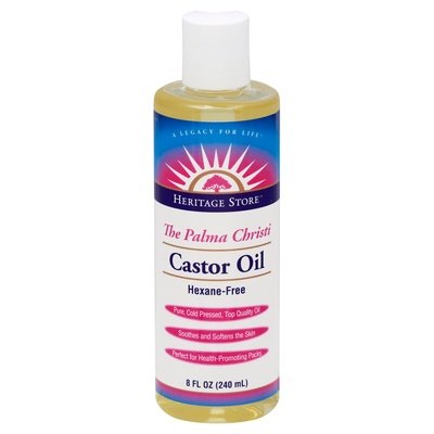 Heritage Store, Inc Castor Oil The Palma Christi 8 OZ [UNFI #1157106] T