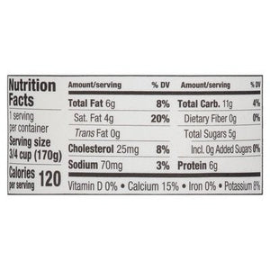 Redwood Hill Farm Yogurt Goat Milk Plain 12/6 OZ [UNFI #879692] [ebt]