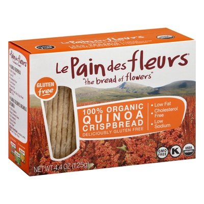 Le Pain Des Fleurs Crispbread Quinoa 100% Organic 6/5.3 OZ [UNFI #2812642] [ebt]