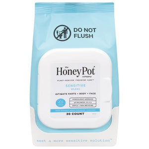 The Honey Pot Wipes Sensitive 30 CT [UNFI #2312817] T