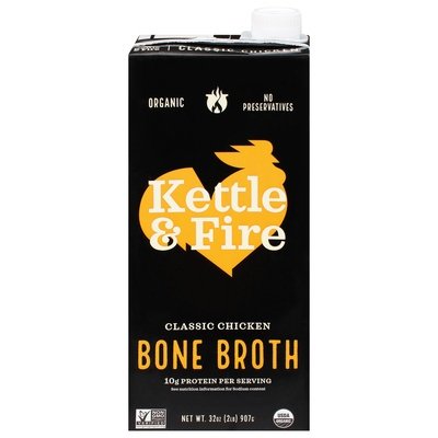 Kettle & Fire Bone Broth Classic Chicken 6/32 OZ [UNFI #2833168] [ebt]