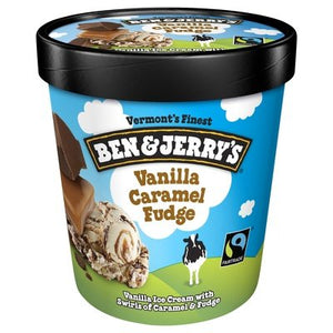 Ben & Jerrys Vanilla Caramel Fudge 8/Pt [UNFI  #0362996]